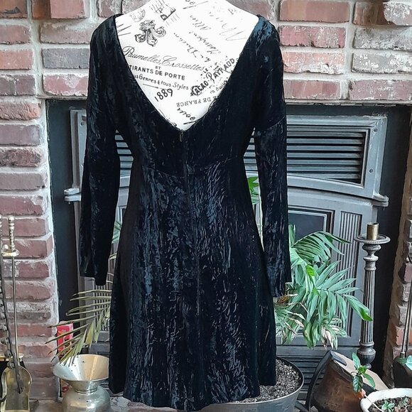 Vintage Bluemarine Crushed Velvet Dress - Picture 3 of 9